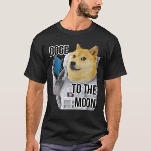 T-shirt DOGE À La Lune Crypto Coin Dog Meme