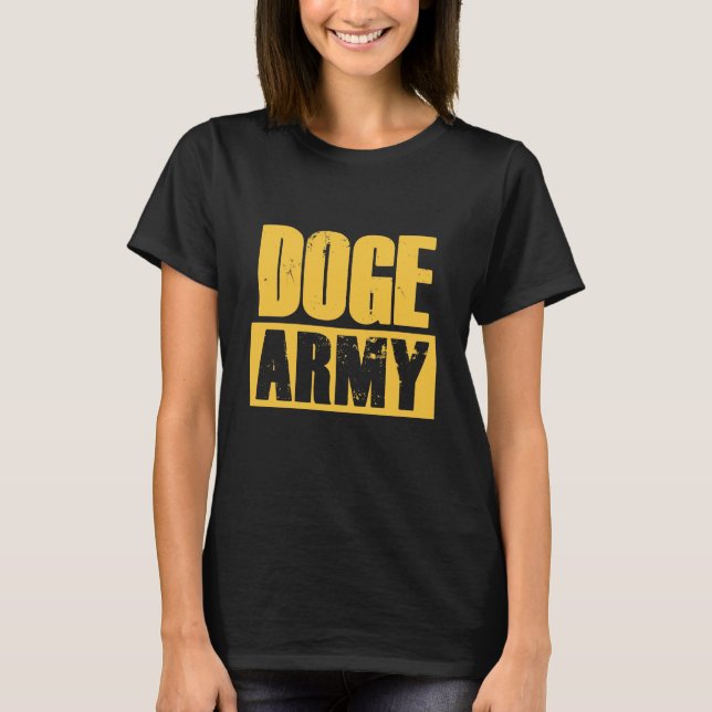 T-shirt Doge Army Funny-Don Pour Les Amateurs De Dogecoin (Devant)