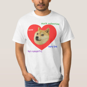 T-shirt Doge beaucoup de Valentines de jour d'amour très