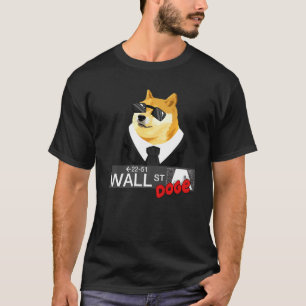 T-shirt Doge Corgi À La Lune Cryptomonnaie Crypto Dogec