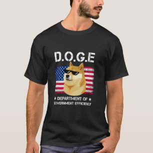 T-shirt DOGE D.O.G.E. Département de l'Efficacité du Gouve