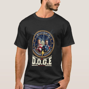 T-shirt DOGE D.O.G.E Département de l'Efficacité Gouvernem