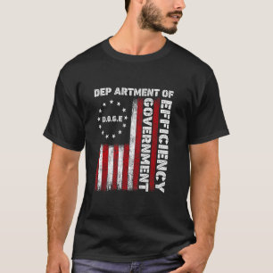 T-shirt DOGE D.O.G.E. Ministère de l'Efficacité gouverneme
