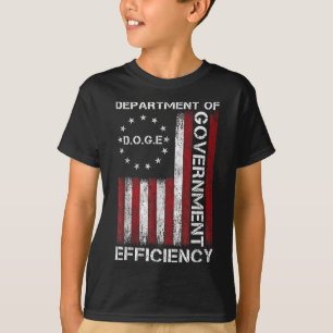 T-shirt Doge D.o.p.e. Ministère de l'Efficacité gouverneme