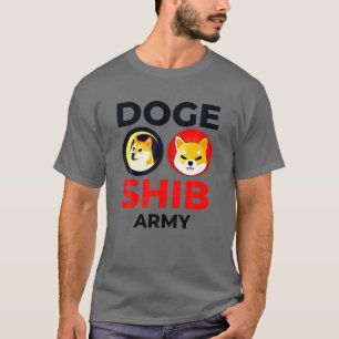 T-shirt DOGE SHIB Army — Dogecoin Shiba Inu Coin Crypto M