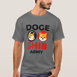 T-shirt DOGE SHIB Dogecoin de l'armée Shiba Inu Coin Crypt