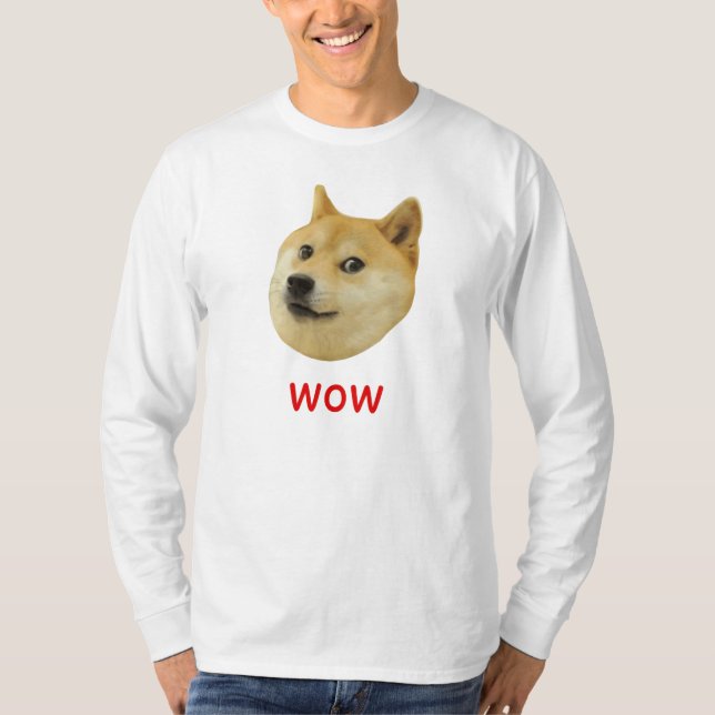 T-shirt Doge très wow beaucoup de chien un tel Shiba Shibe (Devant)