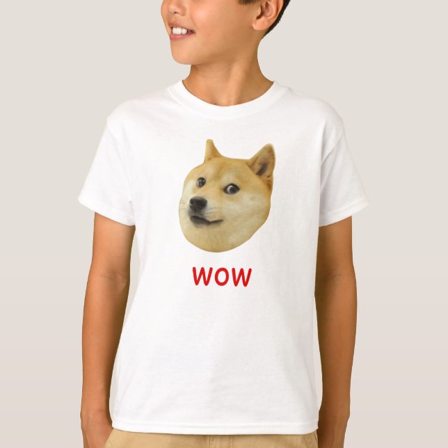 T-shirt Doge très wow beaucoup de chien un tel Shiba Shibe (Devant)