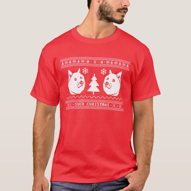 T-shirt Doge un tel Noël (Devant)