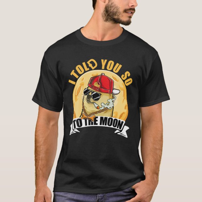 T-shirt Dogeco Coin Doge Monnaie Que Je Vous Ai Dit (Devant)