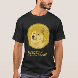 T-shirt Dogecoin À La Lune Cool Doge Coin Crypto Currenc