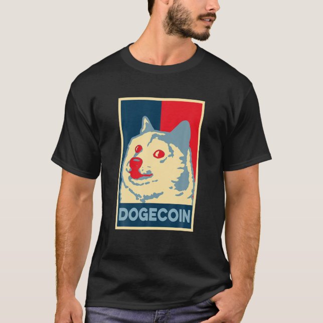 T-shirt Dogecoin Coin Doge HODL - Crypto Mème Hommes Femme (Devant)