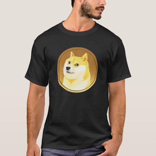 T-shirt Dogecoin Crypto Doge Beaucoup de monnaie pièce (Devant)