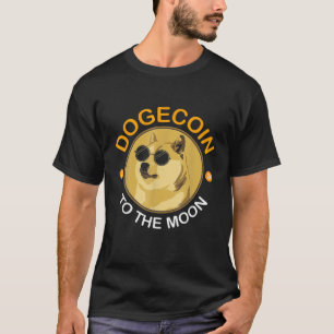 T-shirt Dogecoin Crypto Doge Coin Porte Crypto À La Moo