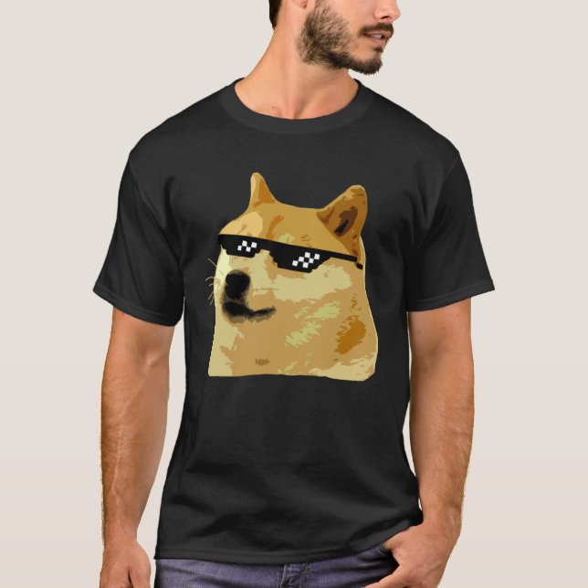 T-shirt Dogecoin Crypto Dogecoin Shiba Inu (Devant)