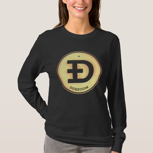T-shirt Dogecoin   cute crypto (Devant)