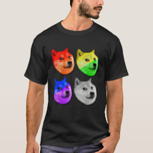 T-shirt Dogecoin Doge Conserver Crypto Mème DoGZilla S In