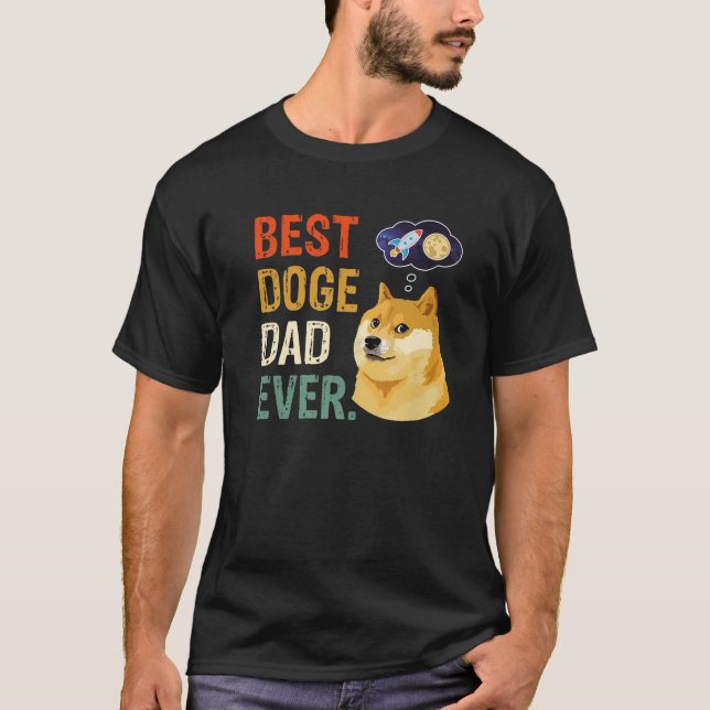 T-shirt Dogecoin Doge Crypto Cryptomonnaie meme (Devant)