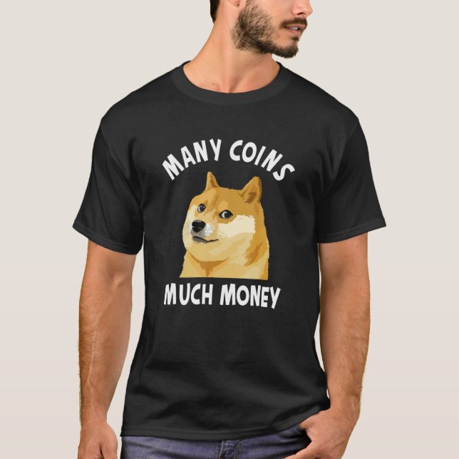 T-shirt Dogecoin - DOGE - Pour les hommes, pour les femmes (Devant)