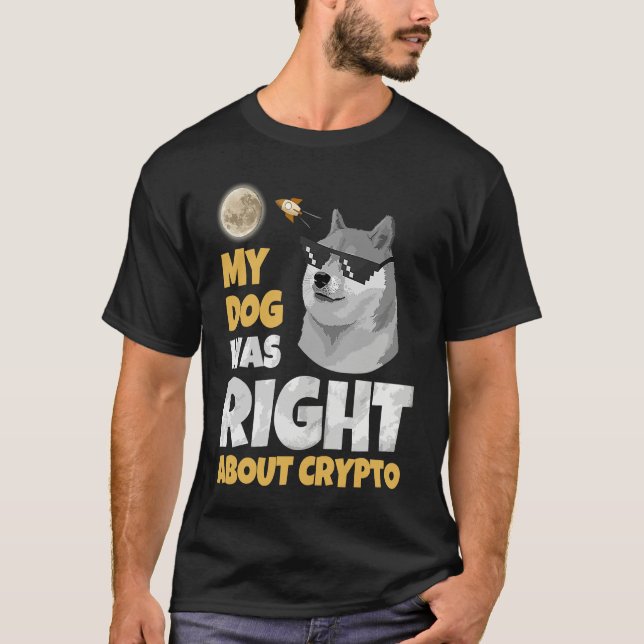 T-shirt Dogecoin  Dogecoin Coin Doge Crypto Men Women (Devant)