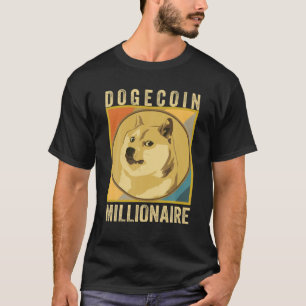 T-shirt Dogecoin Millionaire, Dogecoin Crypto HODL Dogecoi