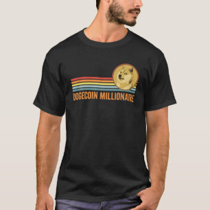 T-shirt Dogecoin Millionaire, Dogecoin Crypto HODL Dogecoi