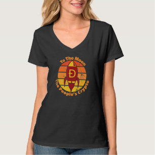 T-shirt Dogecoin Peuples Devise Mème Vintage Cryptocurre