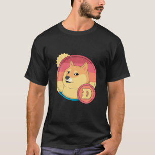 T-shirt Dogecoin, Retro Doge Coin Crypto Devise Hold Do