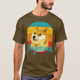 T-shirt Dogecoin vintage