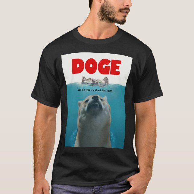 T-shirt Dogecoin Yolo de Elon Musk Tweet sur Doge Classic (Devant)