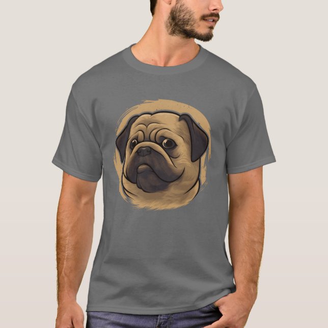 T-shirt Dogfather Chien Daddy Chien Papa Chien Maman Amour (Devant)