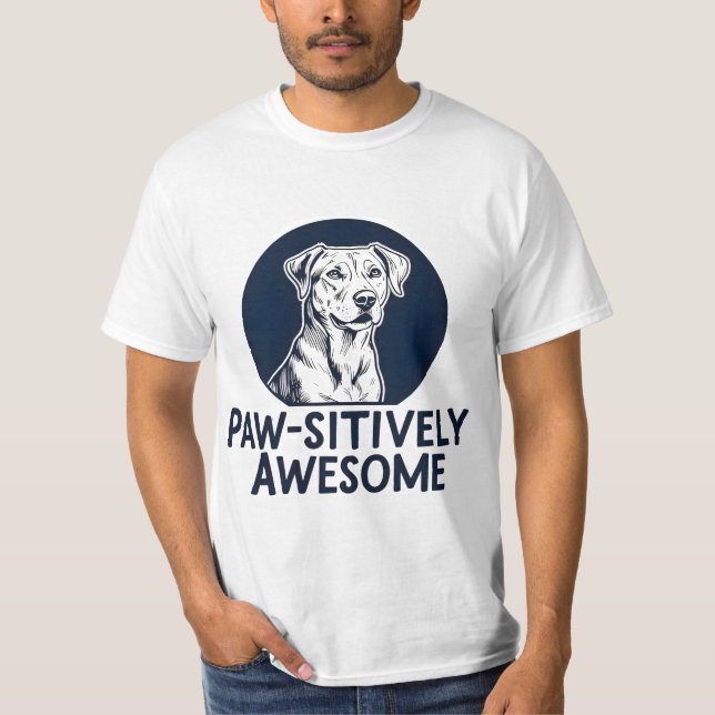 T-shirt Doggo, un chien à la fois génial et impressionnant (Devant)