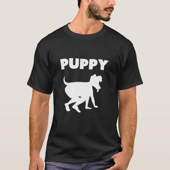 T-shirt Doggy Jouer Chippy Humain Jouer Pour Un Homme Pup  (Devant)