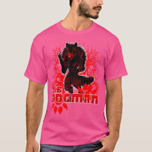 T-shirt Dogman De L'Amérique Monster Du Loup Rouge Werewol