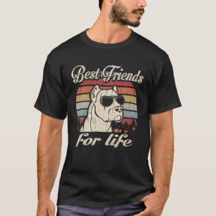 T-shirt Dogo Argentino Meilleurs Amis Pour La Vie Drôle Vi