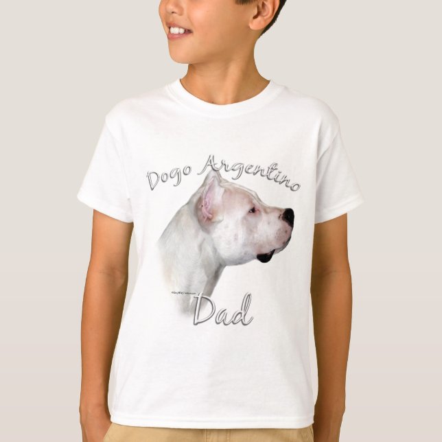 T-shirt Dogo Argentino Papa 2 (Devant)