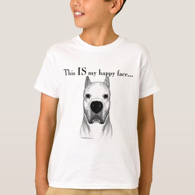 T-shirt Dogo Happy Face (Devant)
