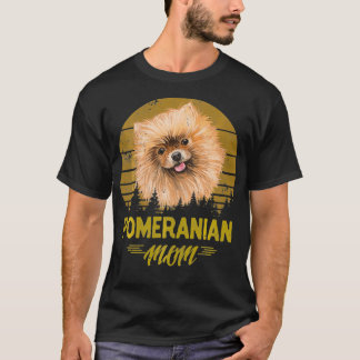 T-shirt Dogs 365 Pomeranian Mom Dog Gift For Women 