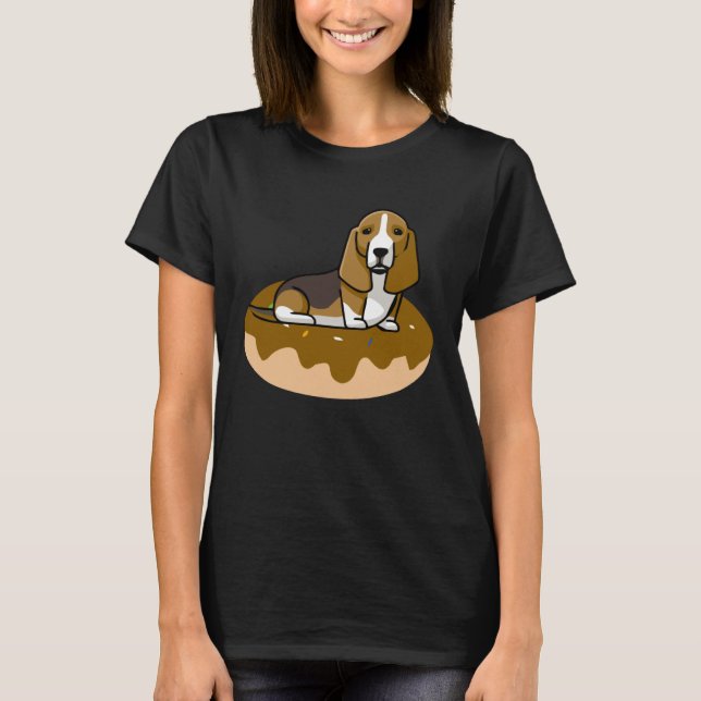 T-shirt Dogs And Donuts Dog  For Women Men Love Dog (Devant)