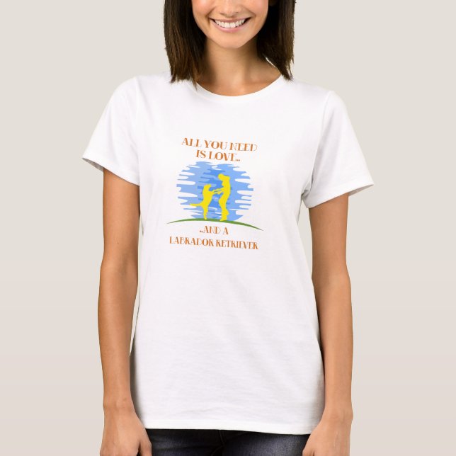 T-shirt Dogs make life better (Devant)