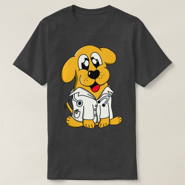 T-shirt Dogtor Chien Docteur 1 (Design devant)