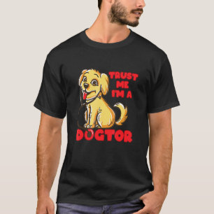 T-shirt Dogtor Golden Labrador Retriever Puppy Vet Tech Ve