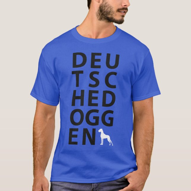 T-shirt Dogue Allemand (Devant)