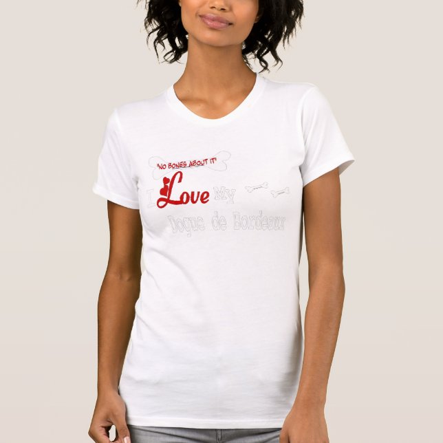 T-shirt Dogue De Bordeaux (I Love) (Devant)
