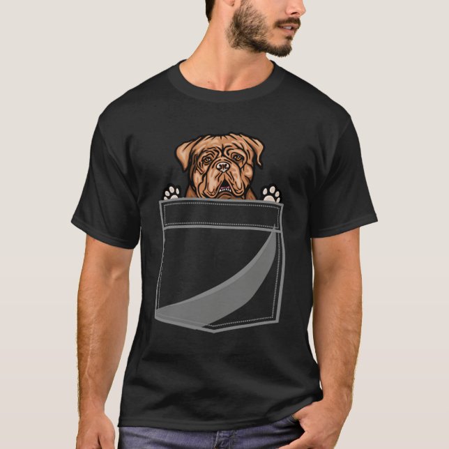 T-shirt Dogue de Bordeaux In A Pocket (Devant)