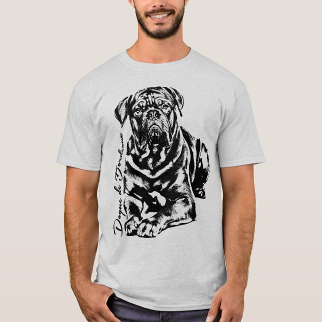 T-shirt Dogue de Bordeaux - Mastiff français (Devant)