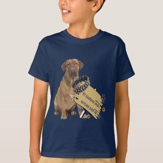 T-shirt Dogue De Bordeaux Me Surveille (Devant)