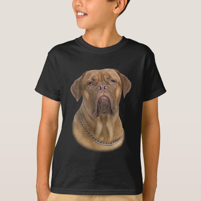 T-shirt Dogue de Bordeaux Portrait (Devant)