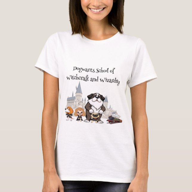 T-shirt Dogwarts School of Witchcraft et Wizardry (Devant)