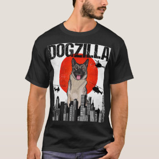 T-shirt Dogzilla japonaise Vintage Dogzilla Norvégien Elkh